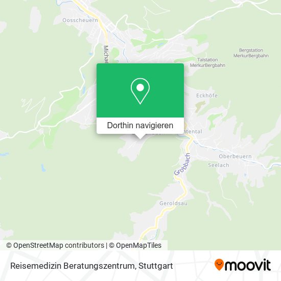 Reisemedizin Beratungszentrum Karte