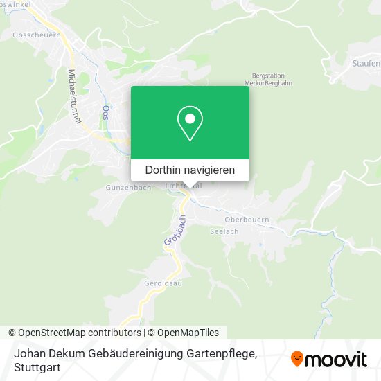 Johan Dekum Gebäudereinigung Gartenpflege Karte