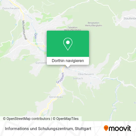 Informations und Schulungszentrum Karte