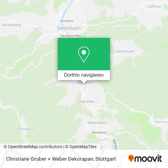 Christiane Gruber + Weber Dekorapan Karte