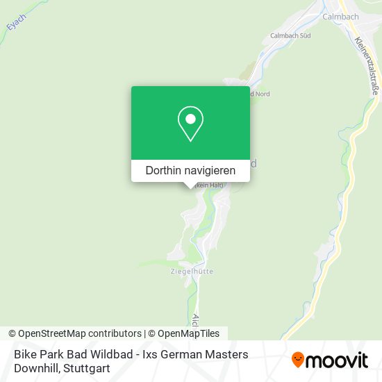Bike Park Bad Wildbad - Ixs German Masters Downhill Karte