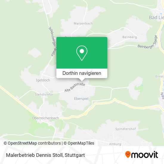 Malerbetrieb Dennis Stoll Karte