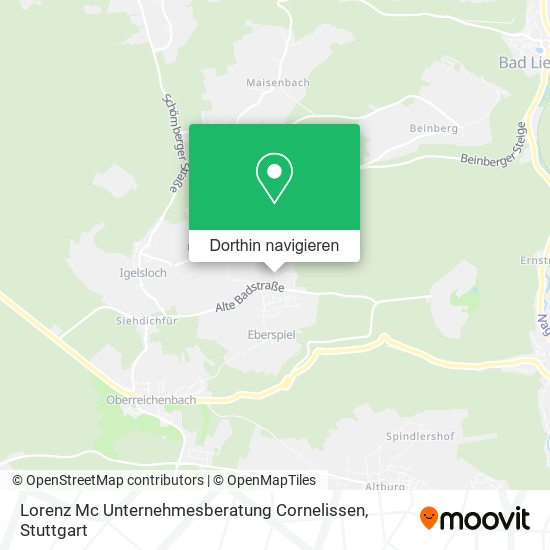 Lorenz Mc Unternehmesberatung Cornelissen Karte