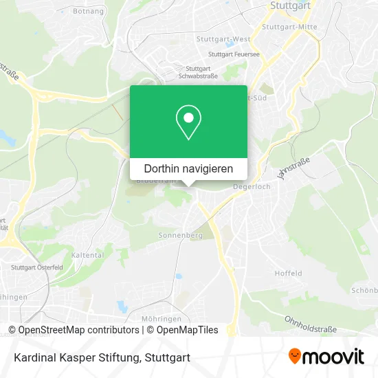 Kardinal Kasper Stiftung Karte