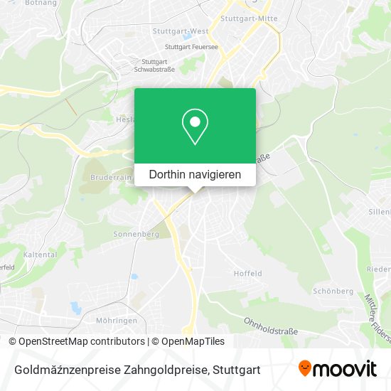 Goldmăźnzenpreise Zahngoldpreise Karte