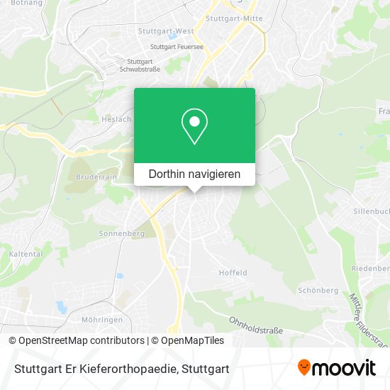 Stuttgart Er Kieferorthopaedie Karte