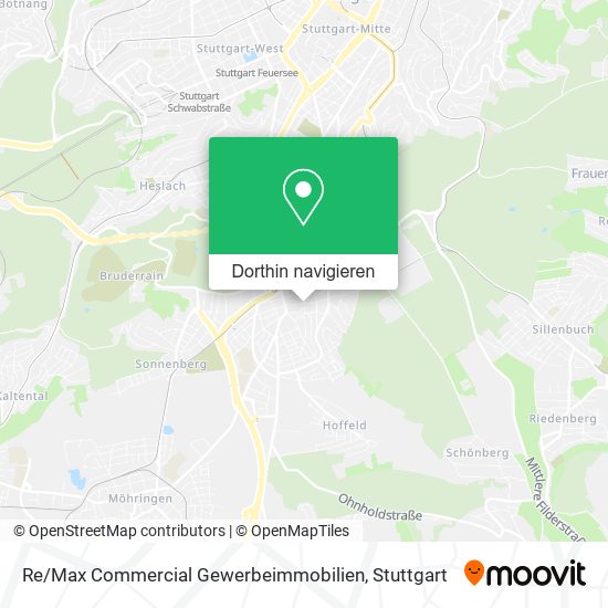 Re / Max Commercial Gewerbeimmobilien Karte