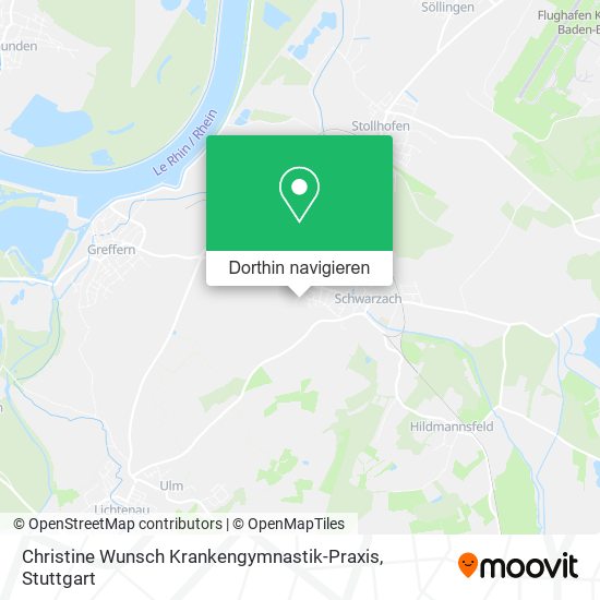 Christine Wunsch Krankengymnastik-Praxis Karte