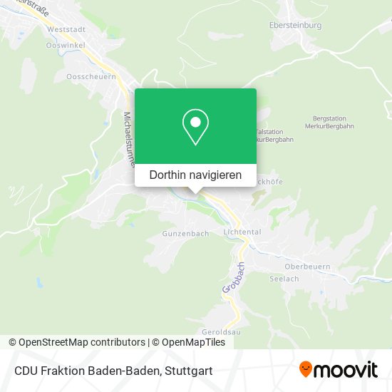 CDU Fraktion Baden-Baden Karte