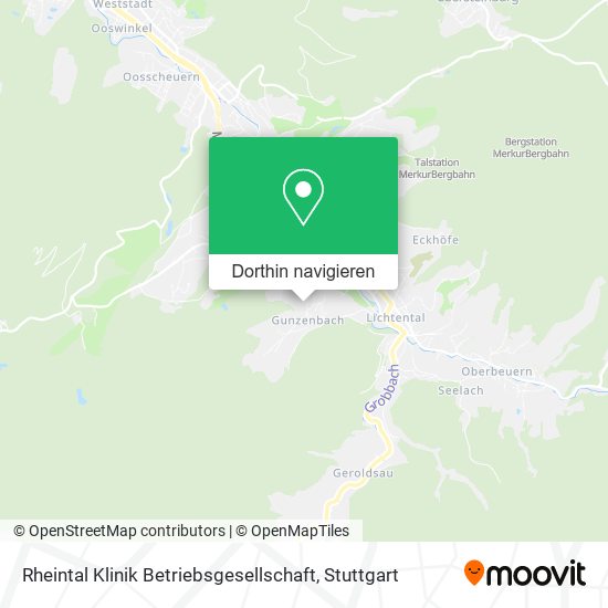 Rheintal Klinik Betriebsgesellschaft Karte