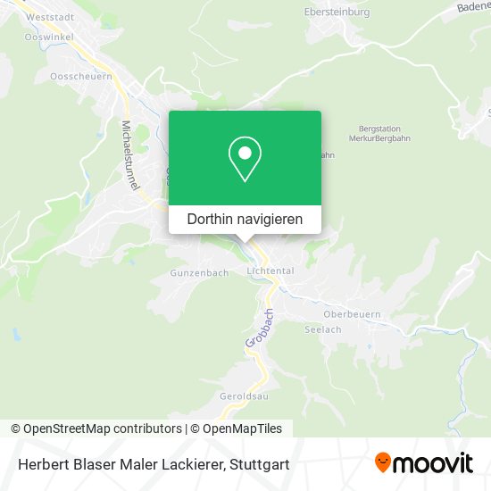 Herbert Blaser Maler Lackierer Karte