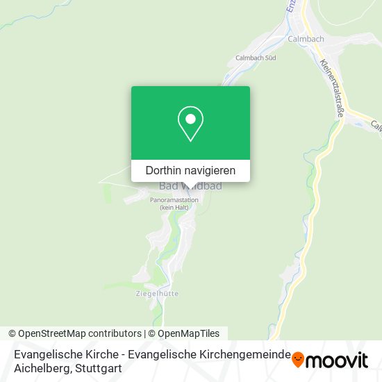Evangelische Kirche - Evangelische Kirchengemeinde Aichelberg Karte