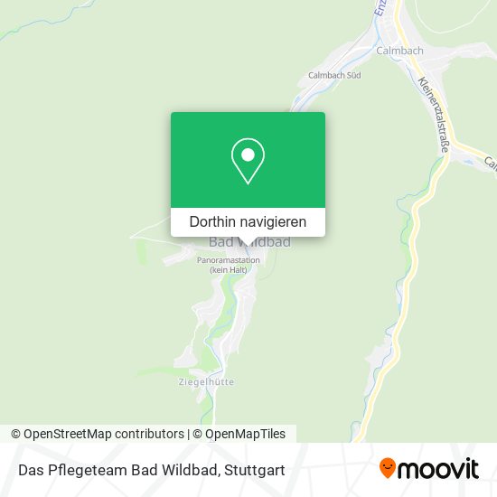 Das Pflegeteam Bad Wildbad Karte