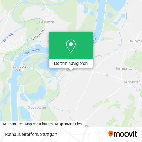 Rathaus Greffern Karte