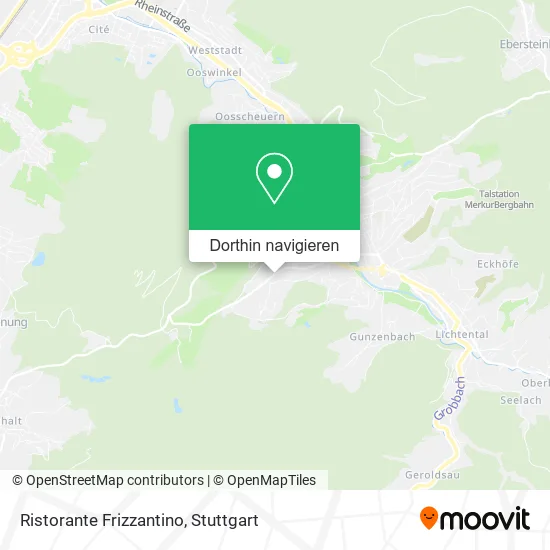 Ristorante Frizzantino Karte