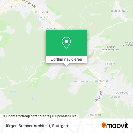 Jürgen Brenner Architekt Karte