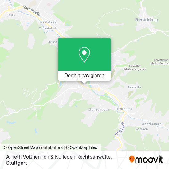 Arneth Voßhenrich & Kollegen Rechtsanwälte Karte