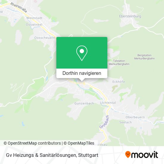 Gv Heizungs & Sanitärlösungen Karte