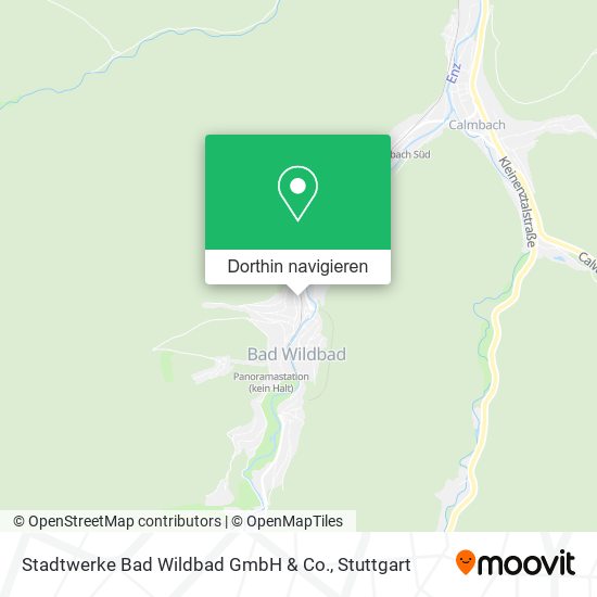 Stadtwerke Bad Wildbad GmbH & Co. Karte
