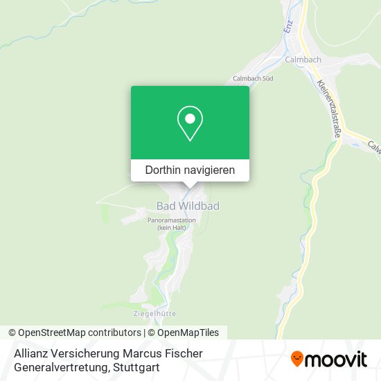 Allianz Versicherung Marcus Fischer Generalvertretung Karte