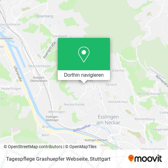 Tagespflege Grashuepfer Webseite Karte