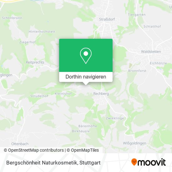 Bergschönheit Naturkosmetik Karte