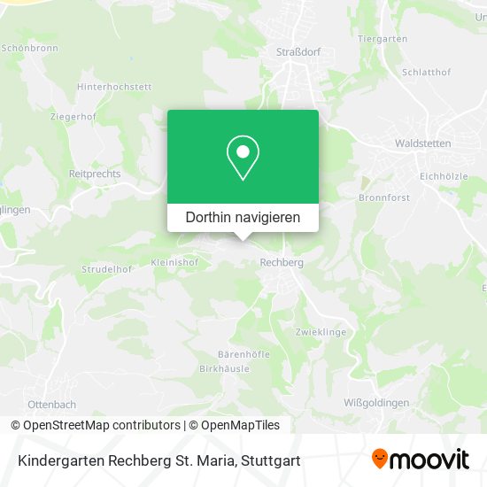 Kindergarten Rechberg St. Maria Karte