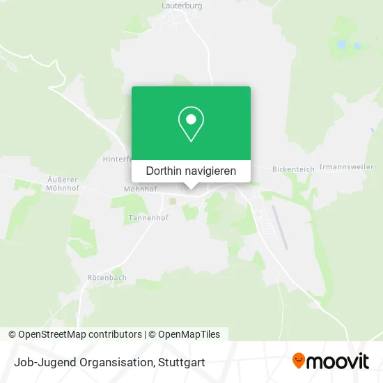 Job-Jugend Organsisation Karte