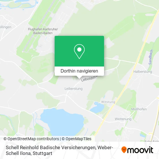 Schell Reinhold Badische Versicherungen, Weber-Schell Ilona Karte