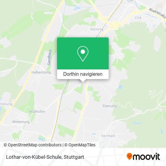 Lothar-von-Kübel-Schule Karte