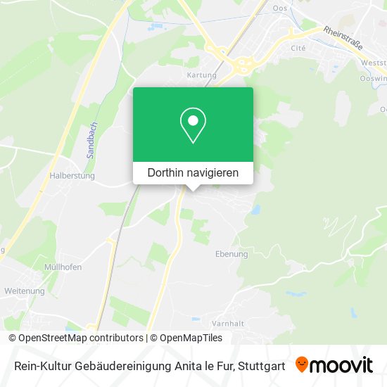 Rein-Kultur Gebäudereinigung Anita le Fur Karte