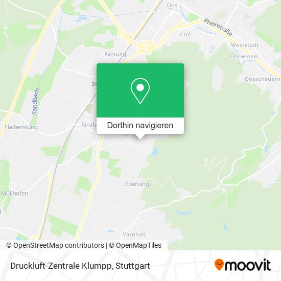 Druckluft-Zentrale Klumpp Karte