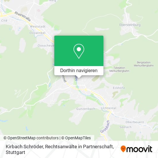 Kirbach Schröder, Rechtsanwälte in Partnerschaft Karte