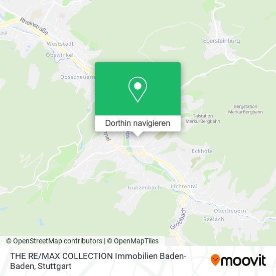 THE RE / MAX COLLECTION Immobilien Baden-Baden Karte