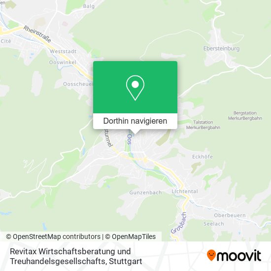 Revitax Wirtschaftsberatung und Treuhandelsgesellschafts Karte