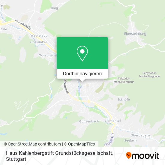Haus Kahlenbergstift Grundstücksgesellschaft Karte