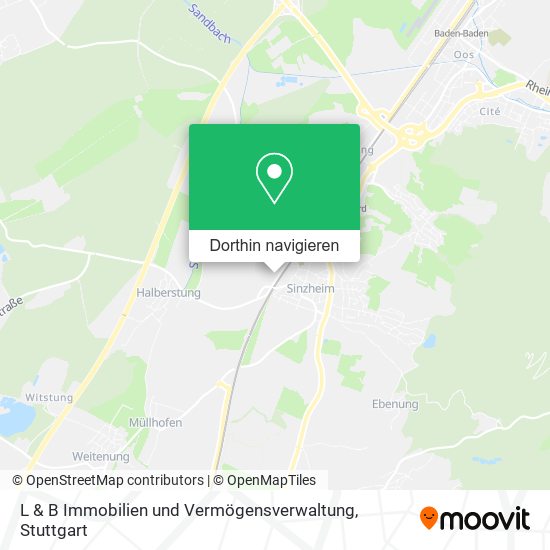 L & B Immobilien und Vermögensverwaltung Karte