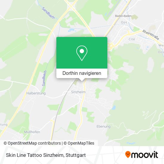 Skin Line Tattoo Sinzheim Karte