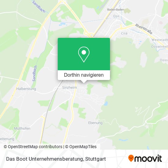 Das Boot Unternehmensberatung Karte