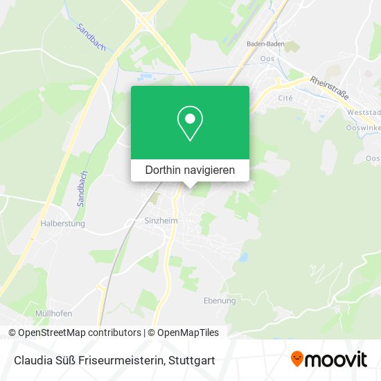 Claudia Süß Friseurmeisterin Karte