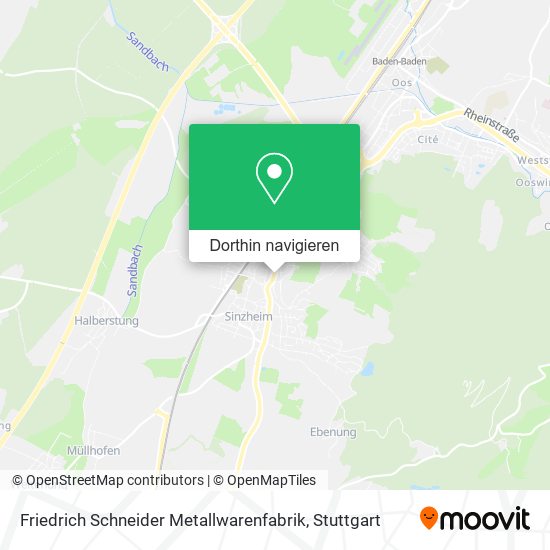 Friedrich Schneider Metallwarenfabrik Karte