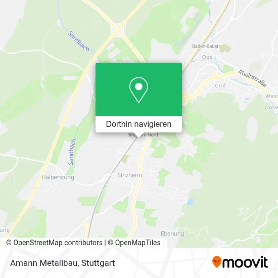 Amann Metallbau Karte