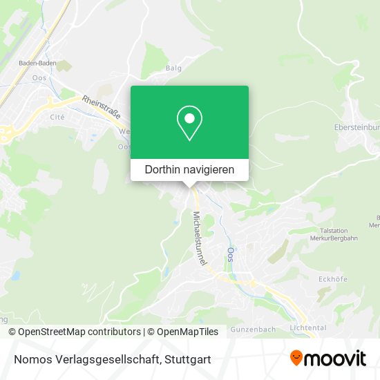 Nomos Verlagsgesellschaft Karte