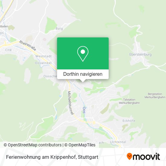 Ferienwohnung am Krippenhof Karte