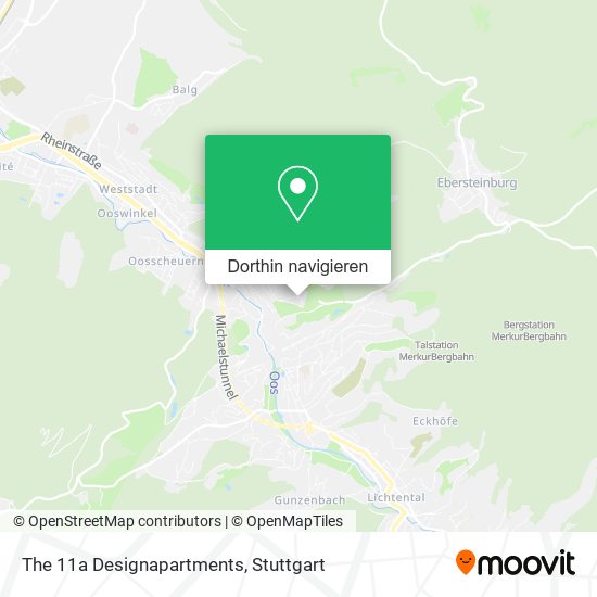 The 11a Designapartments Karte