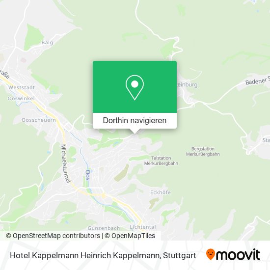 Hotel Kappelmann Heinrich Kappelmann Karte