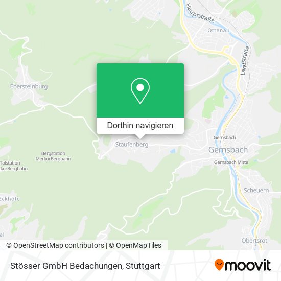 Stösser GmbH Bedachungen Karte
