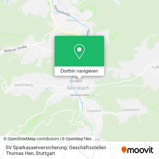 SV Sparkassenversicherung: Geschäftsstellen Thomas Hen Karte