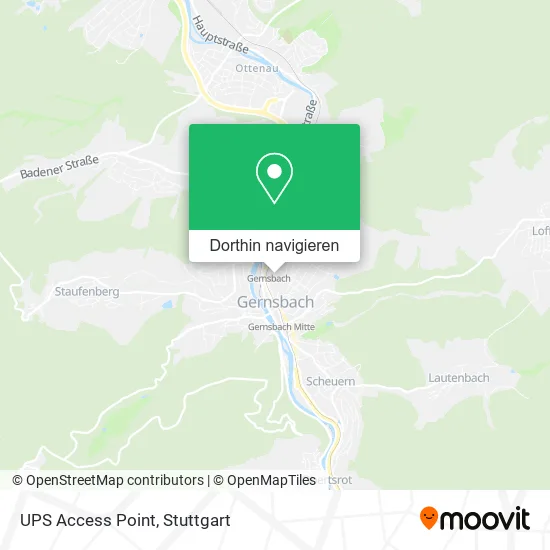 UPS Access Point Karte