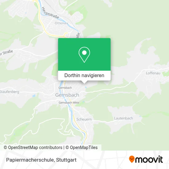 Papiermacherschule Karte